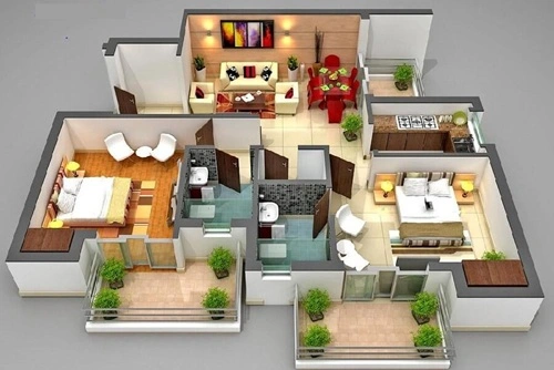 Designing a 2 BHK Apartment: Vastu, Bedroom Colours, and Layout Ideas to Enhance Your Space